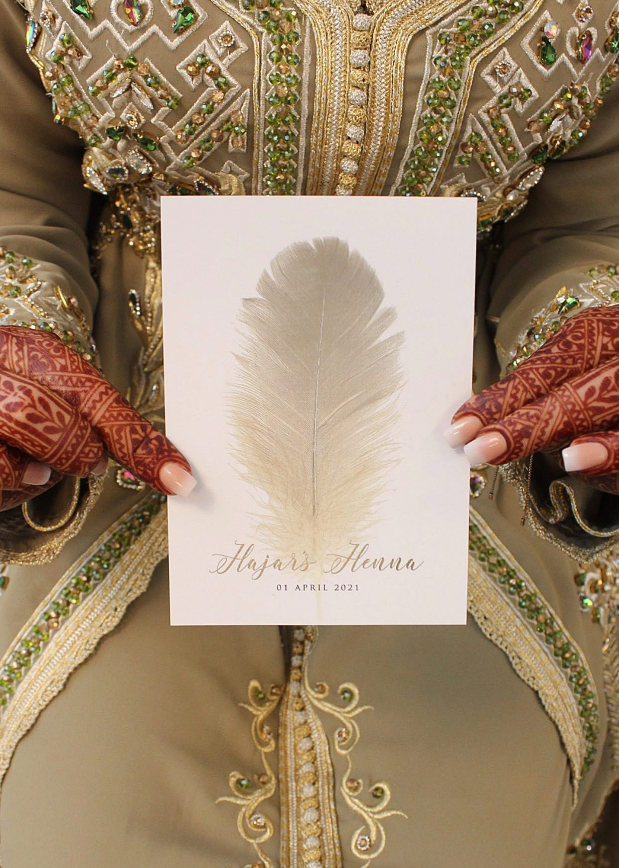 NATURAL PAMPAS CARD